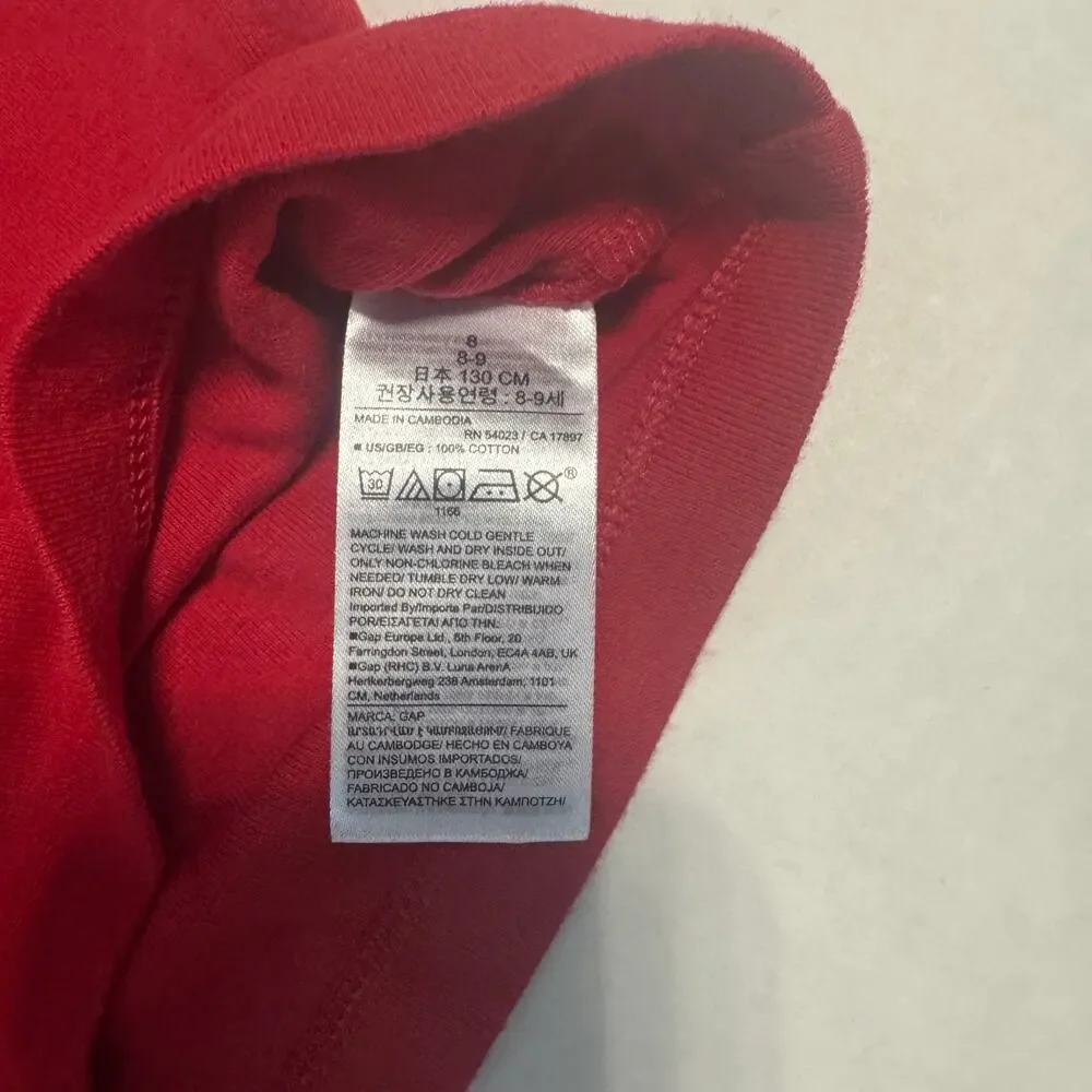Gap Kids 8 PJ Set Sustainable Organic Cotton‎ Holiday Warm Cozy Comfy Soft